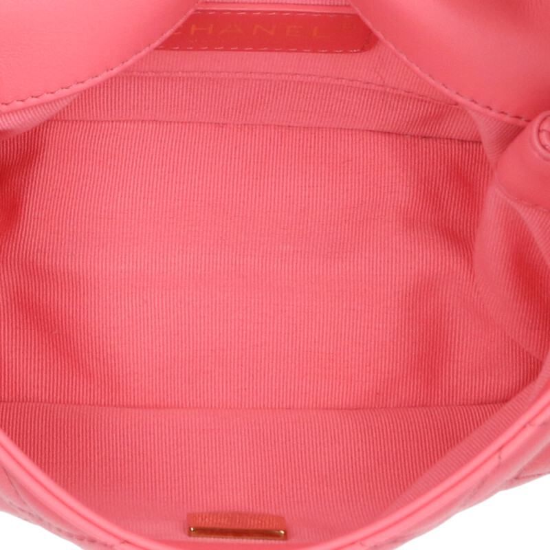 Chanel Matelasse Coco Mark Quilted Chain 2WAY Shoulder Bag Women