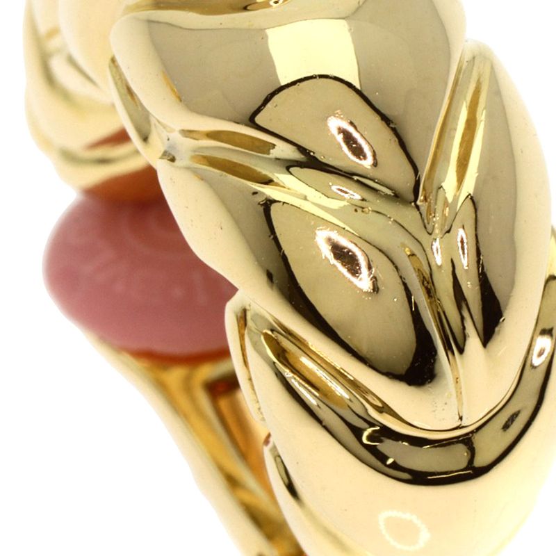 Bvlgari Bulgari Spiga Earring 18K Yellow Gold Ladies