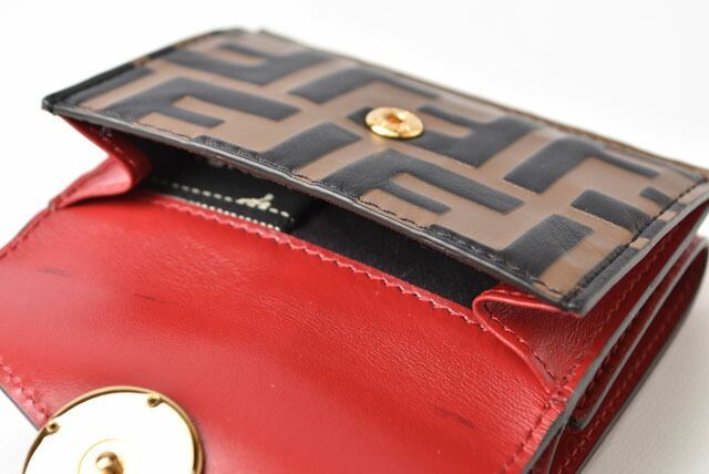 Fendi Outlet Wallets Mini Wallets Fendi Trifold Wallet F IS Fendi F IS Fendi