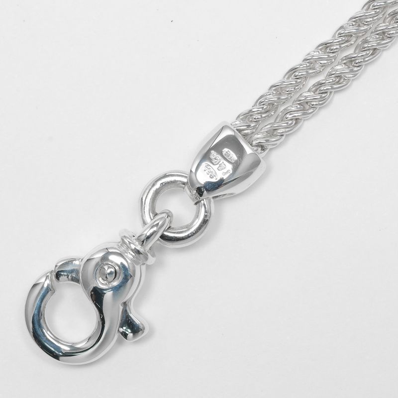 Tiffany & Co Double Heart Rope Vintage Wrist Circumference Approx 17.8cm