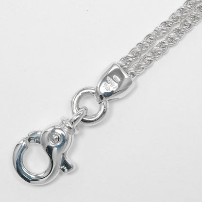 Tiffany & Co Double Heart Rope Vintage Wrist Circumference Approx 17.8cm