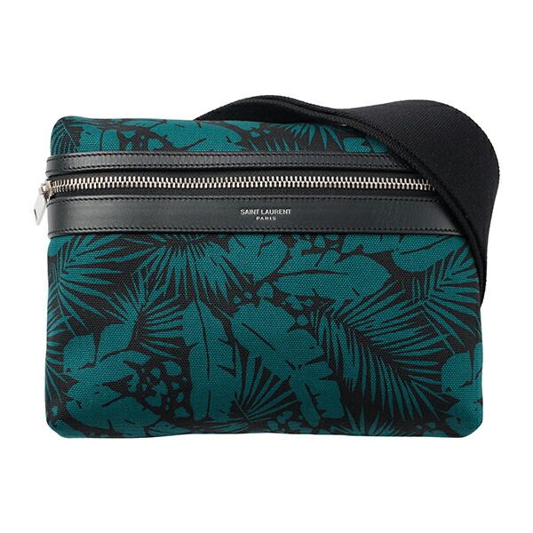 Saint Laurent Waist Bag Camera BAG Black/peacock