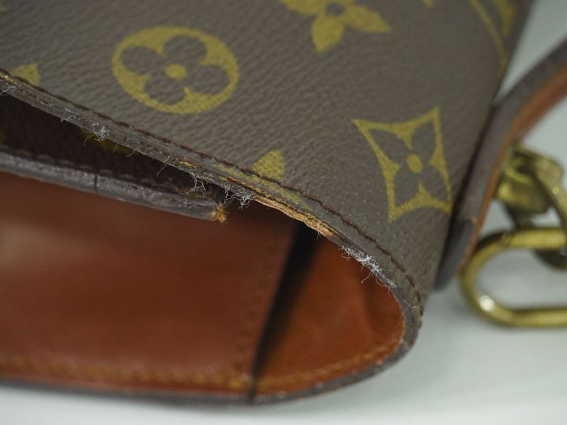 Authentic Louis Vuitton LV Monogram 2WAY Shoulder Bag Handbag Brown M51185