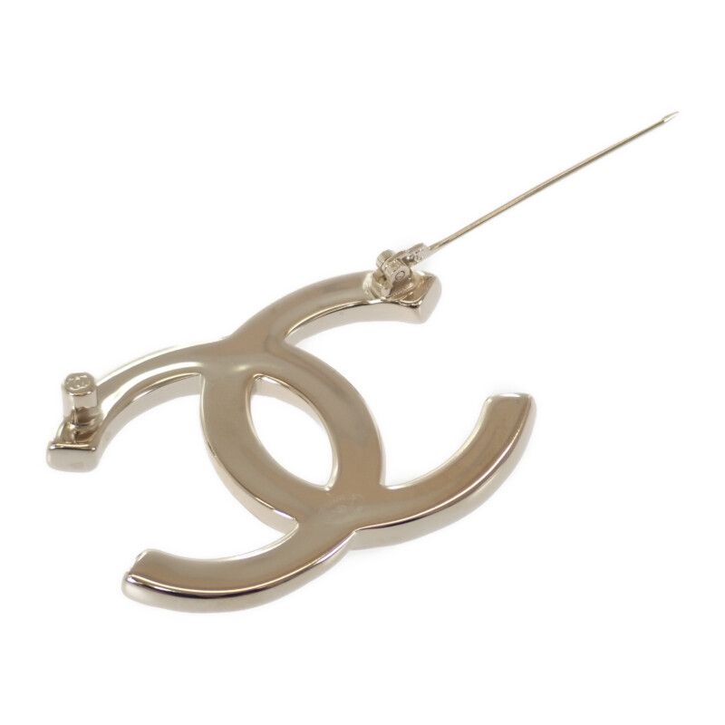 Chanel Coco Mark B25P Brooch Metal Gold Ladies [rank A