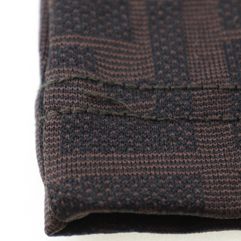 Fendi Zucca Rayon Brown Women's Polo Shirt