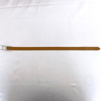 Hermes Bracelet Be Api White Excellent Condition Bracelet Leather Togo Preowned