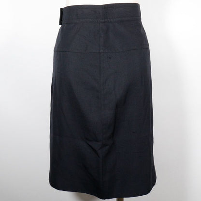Chanel Cotton Black Women's Skirt