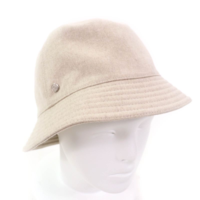 Hermes 2022 H222020n Calvi 100% Cashmere None With Serie Button Bucket Hat