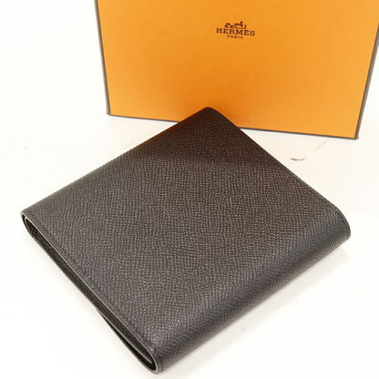 Hermes Trifold Wallet With Coin Purse Bifold Wallet Click 12 Vaux Epson Black