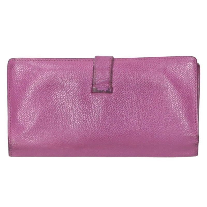 Hermes Bearn Classic □I Engraved Svhardware Wallet Men's