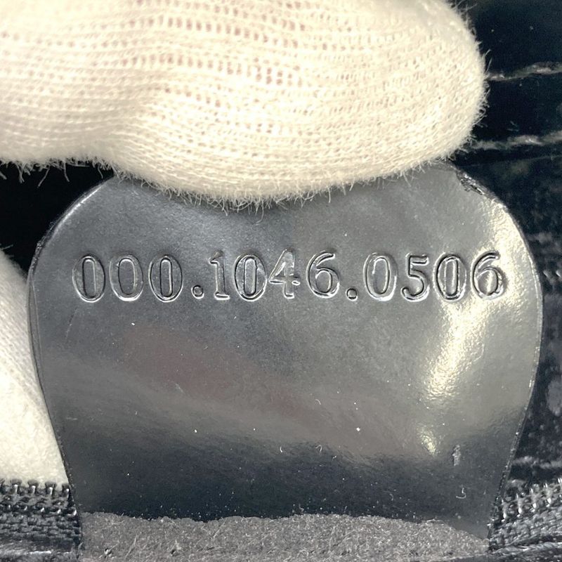 Gucci 000 1046 0506 Shoulder Bag One Shoulder Black Enamel Leather Women