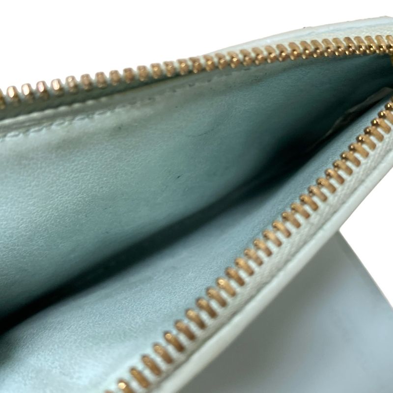 Bottega Veneta Bifold Wallet In Maxi Intrecciato Light Blue Leather