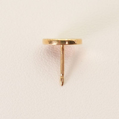 Bulgari 18k(750) Gold One Ear Earrings 24-4595s