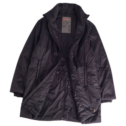 Prada Sport Coat Cotton Filled Zip Up Hine