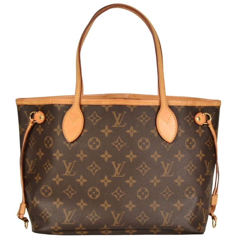 Louis Vuitton Neverfull PM Tote Bag Monogram Canvas M40155 Brown Vi2150 Women