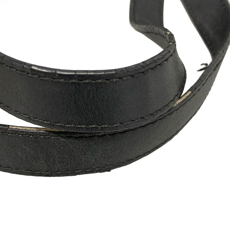 Dior/christian Dior Handbag Trotter Gray And Black Leather