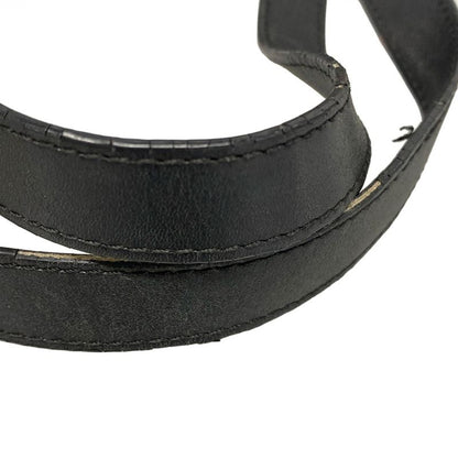 Dior/christian Dior Handbag Trotter Gray And Black Leather