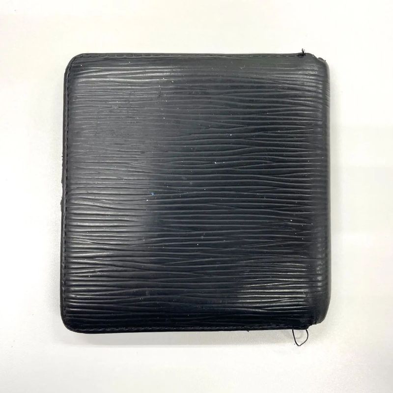 Louis Vuitton Epi Portobier 6 Cartes Cles Di Bifold Wallet M63312 Black Made In