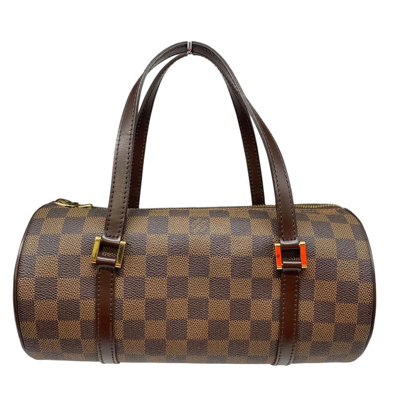 0878 Louis Vuitton Handbag Papillon PM N51304 Damier Cylindrical Main Item Only