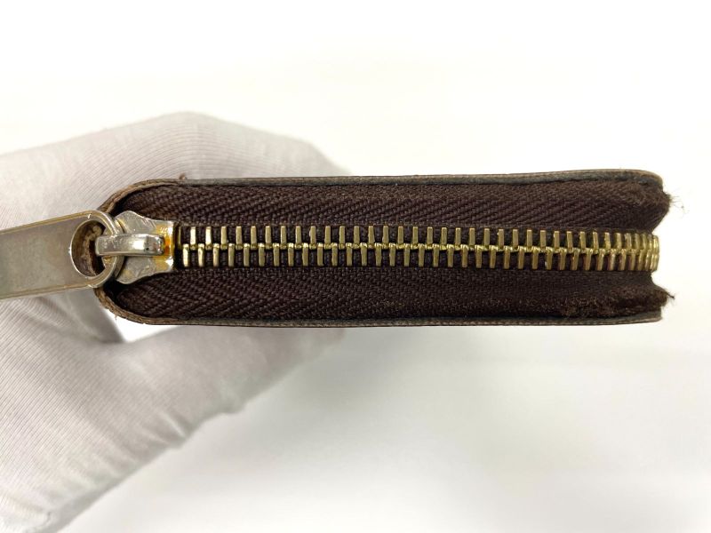 Louis Vuitton Monogram Zippy Wallet Round Zip Long Wallet M60017 Brown Made In
