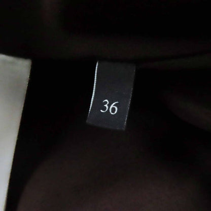 Gucci 410797 Lamb Leather 100% Silk Lining Horsebit Skirt Brown Gold Hardware