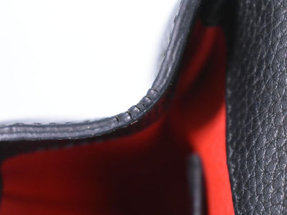 Authentic Celine Leather Handbag Black Bag Pre-owned [follow-up Discount