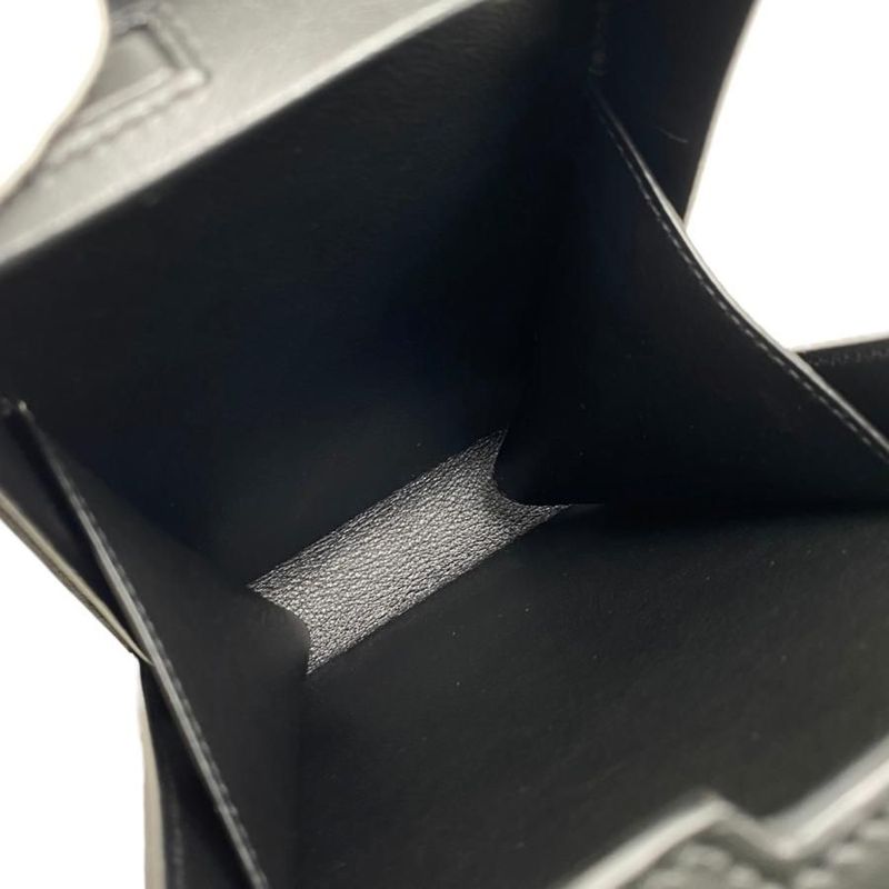 Christian Dior Shoulder Bag Ultra Messenger Pouch 2leca342nde Logo Black Silver