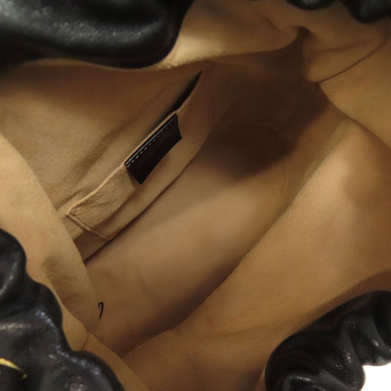 Gucci 602118 Horsebit Bucket Bag Tote Leather Women