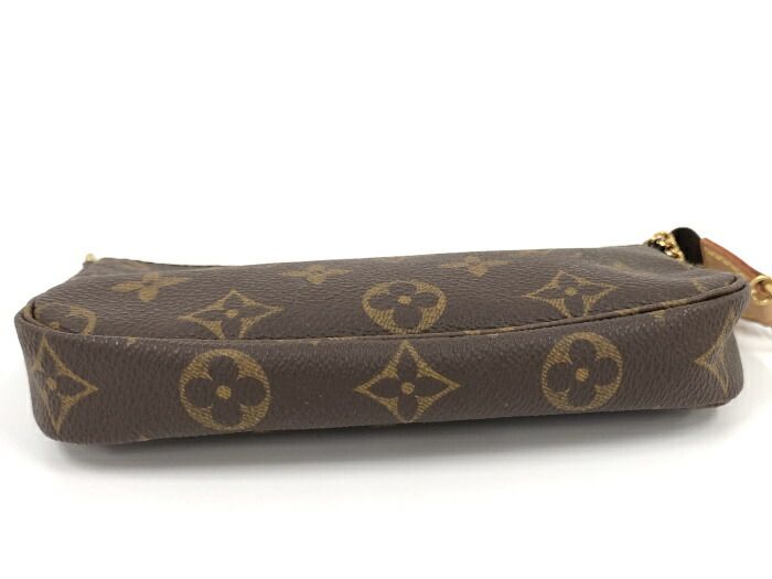Louis Vuitton Mini Pochette Accessoire Handbag Monogram Brown M58009