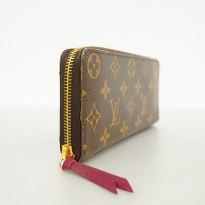 Louis Vuitton Long Wallet Monogram Portefeuille Cles Mance M60742 Fuchsia Ladies