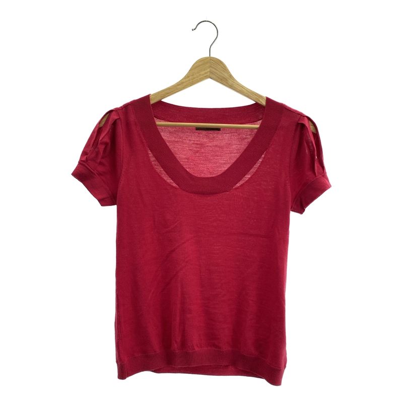 Loewe - Cut-out Summer Knit Sweater - S - Bordeaux - Women