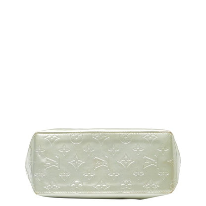 Louis Vuitton Monogram Vernis Reed PM M91145 Gris Silver Patent Leather Women
