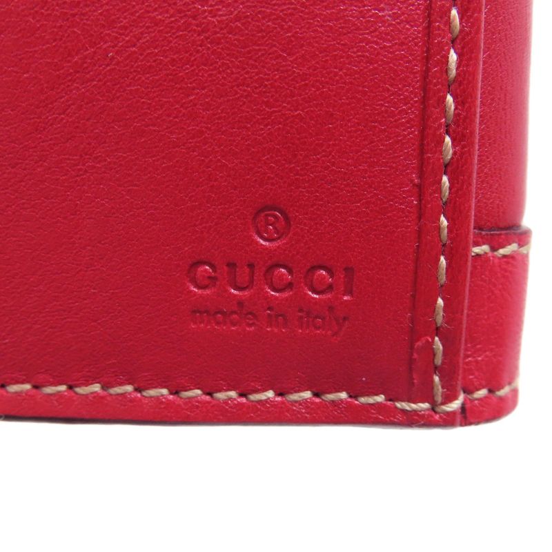 Gucci 153211 W-hook Wallet Long With Coin Purse Calf Women