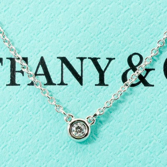 0.05ct Tiffany & Co By-the-yard Diamond Necklace 24-3936