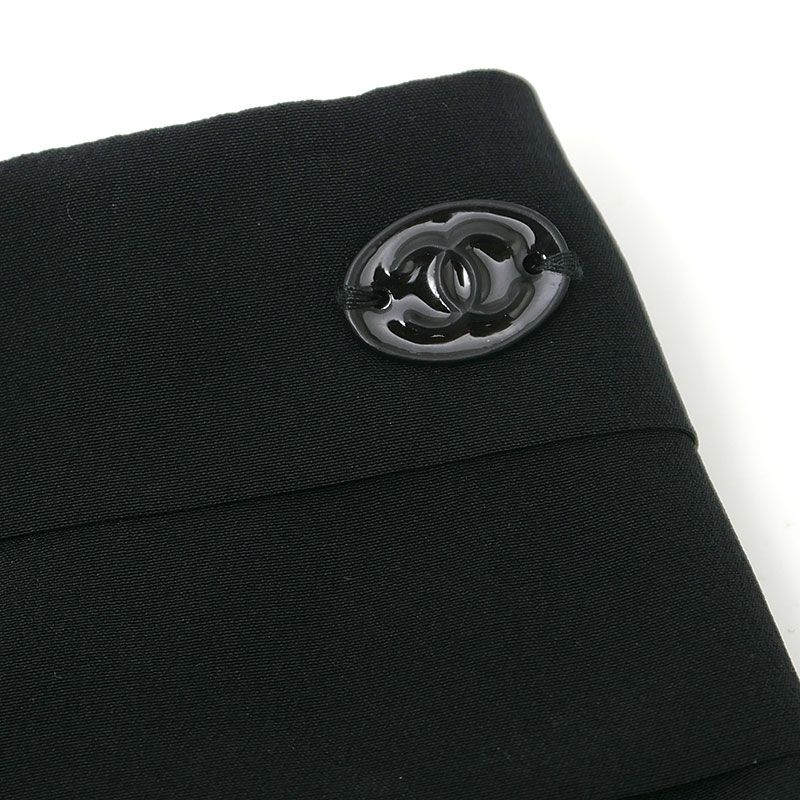 Chanel Pleated Skirt 34 P28626 Black Silk Knee Length