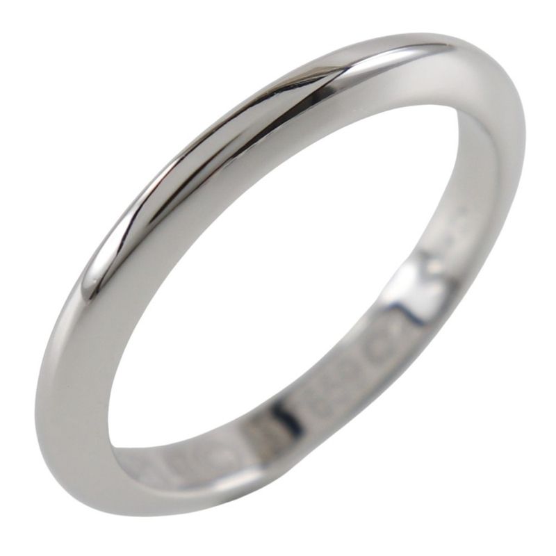 Cartier Knife Edge Pt950platinum #7 Ladies 3.5g Ring