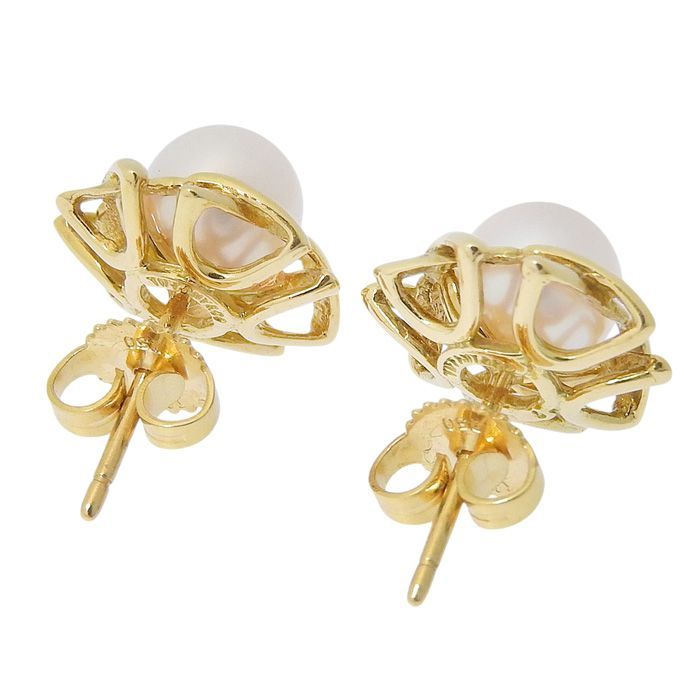 Tiffany & Co Tiffany & Co Design Pearl Earrings 18K Yellow Gold 750 Yellow Gold