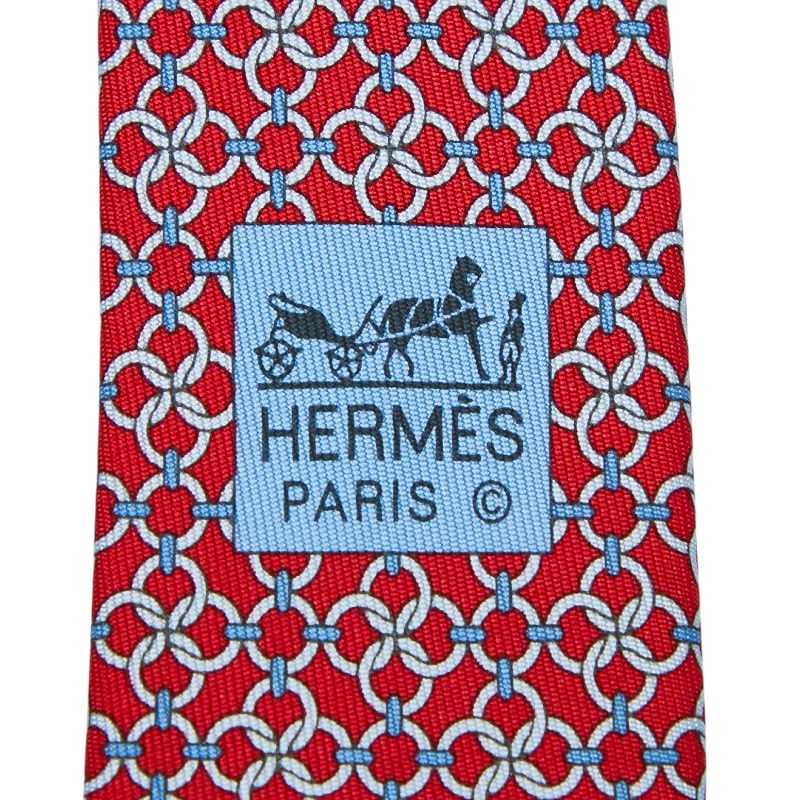 Hermes Red Multicolor Silk Women's Hermes