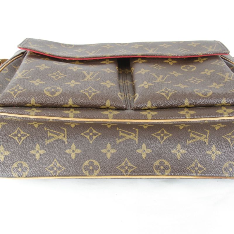 Louis Vuitton M51163 Shoulder Bag Monogram Canvas Brown