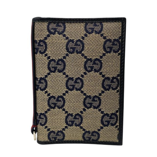Gucci 135592 Sherry Line Fold Gauthenticity Card Case Pass Case Business Card