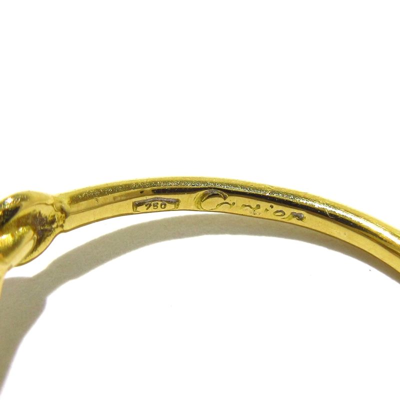 Cartier Ring 47 Hindu 18K Yellow Gold X Diamonds 4P Diamonds