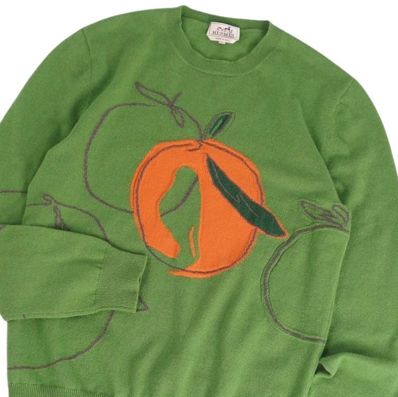 Hermes 2021aw Knitted Sweater Long Sleeve Long