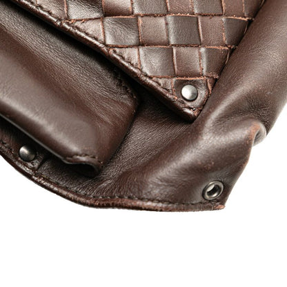 Bottega Veneta Intrecciato Brown Leather Women's Bottega Veneta