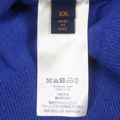  Louis Vuitton 19AW Cashmere Silk Inside Out Crewneck Knit Sweater With Logo