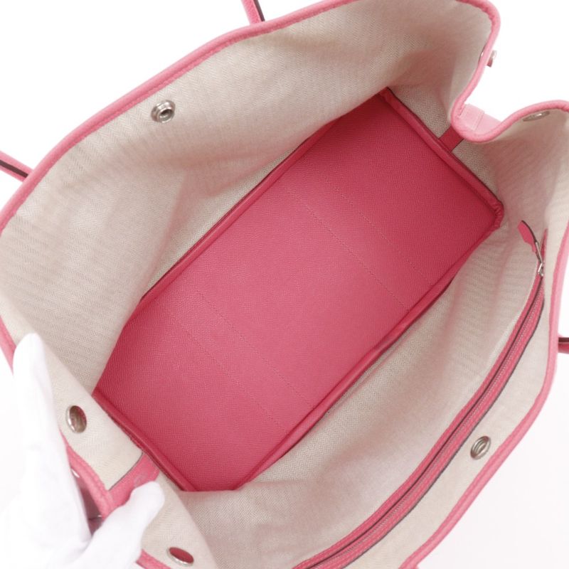 Hermes Garden Party PM Vaux Epson Pink A Ladies Tote Bag