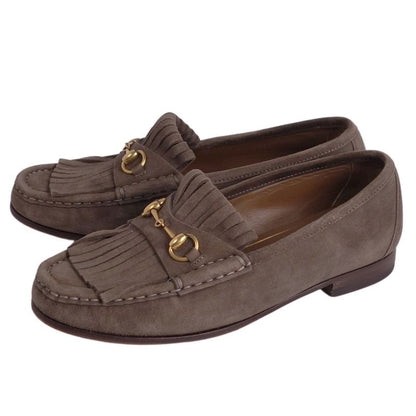 Gucci Loafers Moccasins Quilted Horsebit Suede