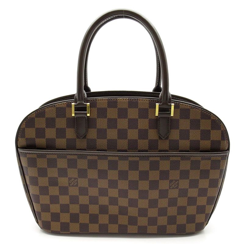 Louis Vuitton Sarria Orizontal N51282 Damier Ladies Handbag Brown Excellent