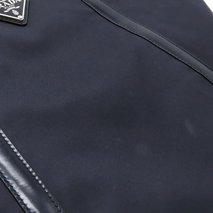 Prada 2way Bag Tessuto 2way Tote Bag Nylon Leather Navy Silver Hardware Navy