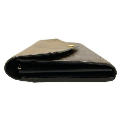 Louis Vuitton Monogram Reverse Long Wallet Portefeuille Sarah M80726 Monogram