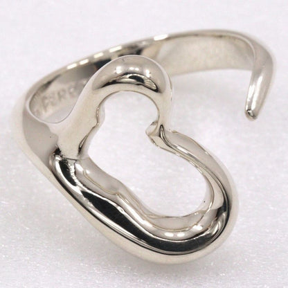 Tiffany & Co Open Heart Elsa Peretti Silver 925 Size 11 Ladies' 3.8g Ring